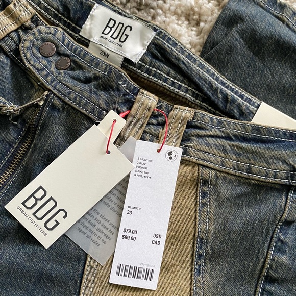 Urban Outfitters | NWT’s cyber Y2K motocross low-rise flare two toned grunge - Picture 4 of 6